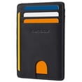thumbnail image 1 of Cartera RUNBOX Slim de piel con bloqueo RFID, 11 x 8 x 1 cm, 1 of 6