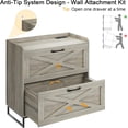 thumbnail image 6 of Lateral File Cabinet with Charging Station for Letter/Legal/A4 Size Hanging Files, Large Wood File Storage Cabinets Printer Stand for Home Office, 6 of 13