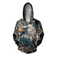 thumbnail image 1 of Novedades en sudaderas Sudadera con capucha personalizada con estampado de águila para hombre Sudadera moderna y versátil Sudaderas con capucha cómodas y elegantes, 1 of 4