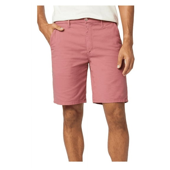 Joe's Men's Brixton Canvas Trouser Shorts in Mesa Rose-Size 38