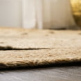 thumbnail image 5 of JONATHAN Y ANSA 5' Round Area Rug, Cassia Jute Boho Circle - Natural, RNF100A-5R, 5 of 7