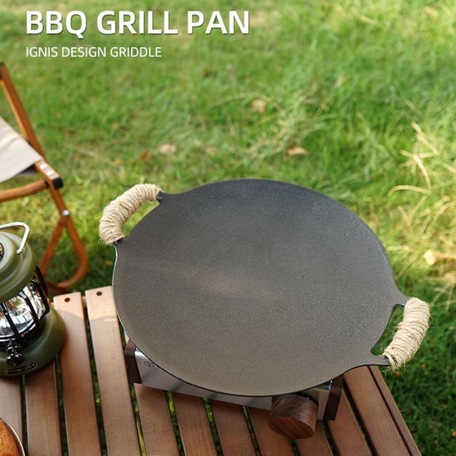 Bandeja antiadherente con asas Baoblaze de 30 cm Cocina Estuf sartenes de barbacoa