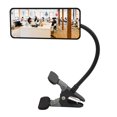 thumbnail image 1 of Glass Clip On Security Mirror, Ampper Flexible Convex Cubicle Mirror for Personal Safety and Security Desk Rear View Monitors or Anywhere (6.69" x 2., 1 of 8