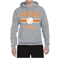 thumbnail image 2 of Wild Bobby City of Houston Baseball Fantasy Fan Sports Unisex Hoodie Sweatshirt, Heather Grey, X-Large, 2 of 6
