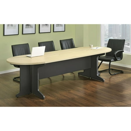 Ameriwood Home Pursuit Large Conference Table Bundle, Multiple Colors