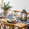 thumbnail image 6 of Anchor Navy Blue Round 13 Inch Placemats Set of 4, Red Nautical White Geometric Stripes HeatResistant Non Slip Place Mats for Dining Table, Wipeable Braided Kitchen Table Mats for Housewarming, 6 of 9