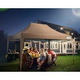 thumbnail image 6 of Quictent Privacy 10x15 Ez Pop up Canopy Tent with Sidewalls, Enclosed Outdoor Party Tent Event Gazebo Shelter Waterproof (Beige), 6 of 7