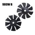 thumbnail image 4 of Air Compressor Fan Blade Direct-Connected Air Pump Motor Cooling Fan 980W 1100W, 4 of 6