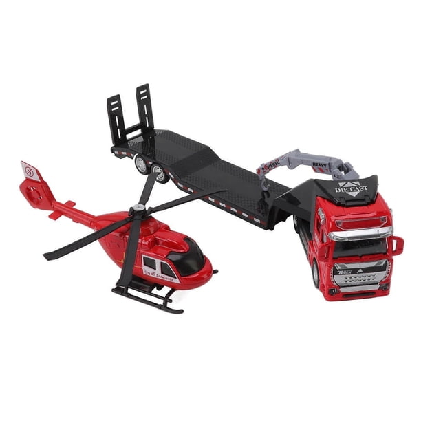 Carrier Truck Alloy Pull Back Vivid Details Educational Detachable Body Construction Truck Toys for Birthday Party Style 2