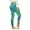 Green, variant on Tejiojio Fall Clearance Women Girls Leggings Skinny Gradient Color Printed High Waist Stretchy Tights Trouser Yoga Pants
