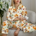 thumbnail image 6 of Naloa Forest Squirrel Pajamas for Women Set, Womens Pajama Sets, Lounge Sets for Women, 2pjs for Women-Large, 6 of 7