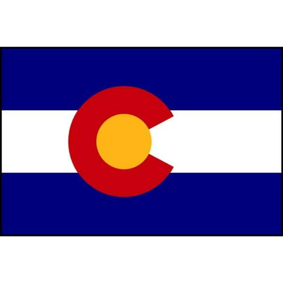 Annin Flagmakers Colorado State Flag,3x5 Ft 140660