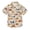 Mushroom and Herb, variant on Small Short Sleeve Button Down Shirts Mushroom and Herb Casual Shirt 3-10 Years