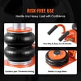 thumbnail image 5 of KFFKFF Pneumatic Lifting Jack, 3 Ton/6600 lbs, 3-8S, Enhanced with Tall Column & 6 Steel Pipes, Compact Design, Effortless Lifting & Space-Efficient, Equipped with Durable Rubber Pad, 5 of 9
