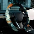thumbnail image 6 of Wolf 14.5 Inch Printing PVC Leather Steering Wheel Cover Car Wheel Covers Auto Accessories, 6 of 6
