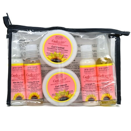 - Jane Carter Curls to Go 6-Pack Travel Kit