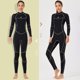 thumbnail image 3 of Traje de húmedo con traje de húmedo manga larga y pantalones traje de buceo 1.5 mm Ergonómico Ultra Stretch Professional para snorkeling Surfing Natación, Negro S Speravity OD019359-02, 3 of 7