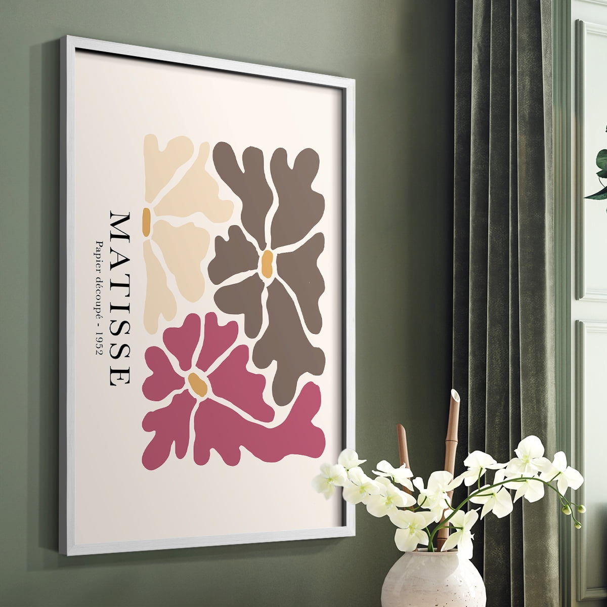 Matisse CCXLVIII in Solid Wood 8 x 10 Framed Print