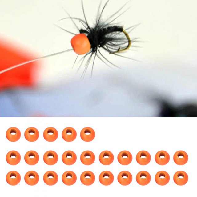 Cebo De Pesca De Aleación De Tungsteno, Cuentas Redondas De Tungsteno, Naranja Para Pesca Salvaje Lago Mar Piscina De Pesca