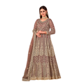 thumbnail image 1 of Custom Made Indian Premium Designer Heavy Net Anarkali Gown With Dupatta For Party Wear Suit, 1 of 6