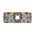 thumbnail image 7 of Yayeee Faucet Mat for Kitchen Sink 14.7" Diatomite Long Splash Guard Pad, Purple Flowers, 7 of 7