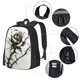 thumbnail image 2 of Disketp Black And White Rose Mochila Minimalista de Gran Capacidad, Mochila de Viaje para Escuela, Trabajo o Uso Diario, 2 of 6