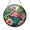 Stained Glass 5.9 Inch, variant on Flamingo Stained Glass Clipart Round Tropical Bird Art