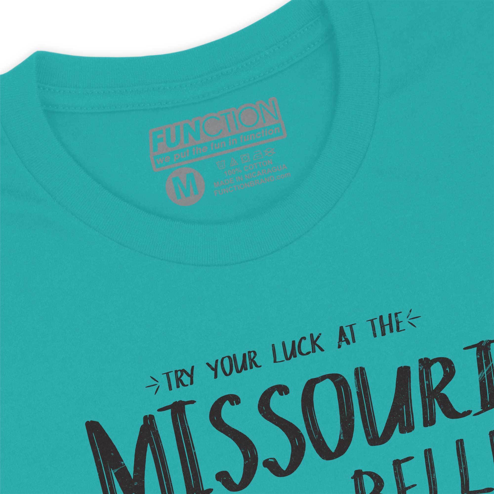 Function - Ozark Lake Riverboat Gambling Casino Missouri Belle Vintage Men's T-Shirt - image 3 of 3