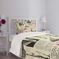 thumbnail image 3 of Ambesonne United States Quilted Bedspread Set 2 Pcs, NYC Newspaper, Twin Size, Multicolor, 3 of 5