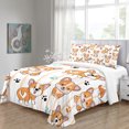 thumbnail image 4 of Conjunto de edredón Dog Themed Duvet Funds Almohada Shams Dormitorio Dormoons Imprimir Conjuntos de ropa de cama para primavera verano otoño invierno xl lyshdw2109250005 3 piezas Inevent HA012372-11, 4 of 6