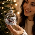 thumbnail image 4 of Liamobondopolis Glowing Christmas Story Ornament, Light Up Mini Holiday Scene with Cute Dog for Christmas Tree and Winter Home, 4 of 7