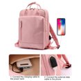 thumbnail image 3 of 13.3 14 pulgadas Business Pack USB School Bag Mochila para Mujer Hombre (Rosa), 3 of 9