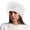 White, variant on AWZXDE Womens Hats Solid Color Thickened Fashion Headband Ear Warmer for Fall Winter Warm and Special Design Black,One Size
