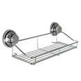 thumbnail image 1 of Estante rectangular para inodoro montado en la pared Organizador de estante de almacenamiento de ducha de baño de acero inoxidable Yuarrent HA6186-00B, 1 of 6
