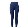 thumbnail image 4 of Outfmvch Yoga Leggings for Women Womens 3d Compression Leggings Cellulite Leggings for Women High Waisted Seamless Leggings for Women Silm Fit Yoga Pants A1 Dark Blue S-3XL, 4 of 4