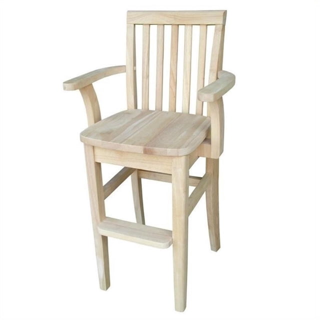 International Concepts Unfinished Kids Mission Youth Chair