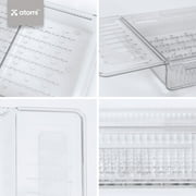 Atomi Expandable Clear Acrylic Caddy Bathtub Tray
