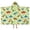 Rainbow Dinosaurs Tiny, variant on Red Cartoon Dinosaurs Snowflakes Pattern Hooded Bath Towel，60"x35" for Ages 3 To 12 Kids, Quick Dry Lightweight Soft Microfiber Hood Beach Towel Cover Up for Kids