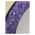 thumbnail image 6 of DecorShore 24" Round Mosaic Wall Mirror in Ultra Violet - Purple Decorative Wall Mirror, 6 of 7