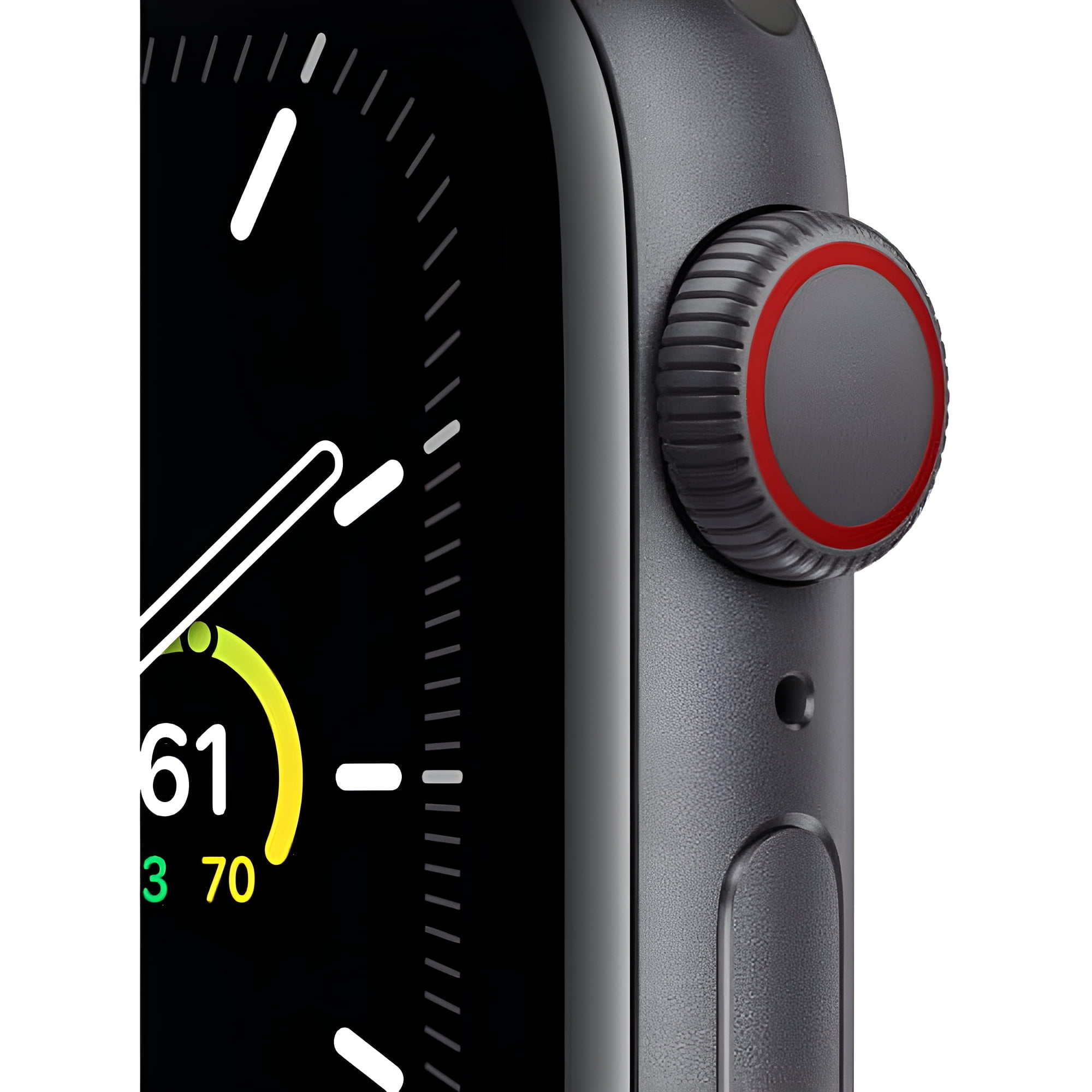 Restored Apple Watch SE (GPS + Cellular, 44mm) - Aluminum Case (Refurbished)