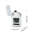 thumbnail image 2 of TaTaai 3Pcs Electric Lighter USB Rechargeable Plasma Lighter Windproof for Camping Hiking, 2 of 6