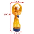 thumbnail image 2 of 1 paquete de ventilador atomizador, ventilador atomizador personal portátil alimentado por batería, enfría el ventilador de enfriamiento por aspersión, adecuado para salir cuando hace calor (azul) JAMW Sencillez, 2 of 5
