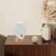 thumbnail image 5 of 1 expositor de busto para collar, de piel sintética blanca, de madera, organizador de joyas, para guardar collares, colgantes, gargantillas y cadenas., 5 of 7