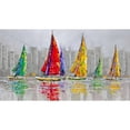 thumbnail image 2 of Begin Voiliers dans le Vent - Impression sur Toile par Begin Édition, 2 of 4