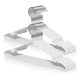 thumbnail image 1 of 20 Perchas ganchos ropa resistentes organizadore Muy Antideslizante Xtellar plateado, 1 of 4