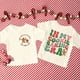 thumbnail image 1 of Camiseta navideña para niños con estampado de In My Cookie Baking Era, ropa de fiesta para niños y niñas, camiseta retro para niños, 1 of 5