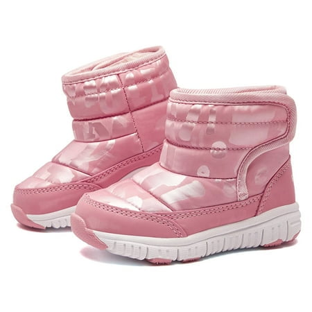 

Boys Girls Toddler Snow Boots Waterproof Slip Resistant Outdoor Winter Shoes(Toddler/Little Kids/Big Kids)