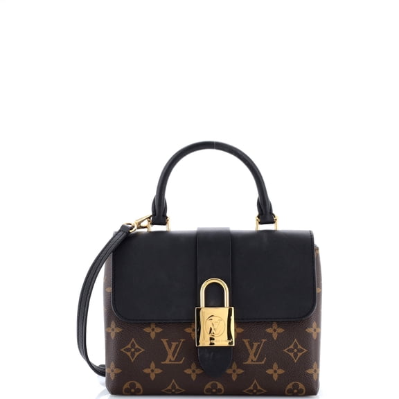 Pre-Owned Locky Handbag Monogram Canvas with Leather BB By Rebag