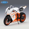 thumbnail image 5 of WELLY 1:10 KTM 1190 RC8 R, modelo de motocicleta deportiva de aleación, juguete de Metal de simulación, colección de modelos de motocicleta de carreras callejeras, regalo para niños, 5 of 5