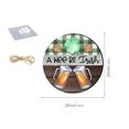 thumbnail image 3 of AYktou St Patricks Day Decorations,7.87"x7.76" Cloversleaf Beer Decoration Wooden s Hangings For Front Doors Walls, 3 of 9